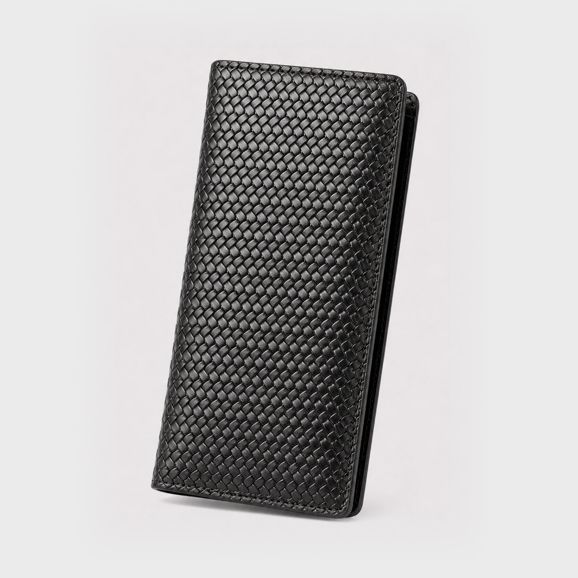 Corsen Z Pati Long Leather Wallet Black - DWCZ222B